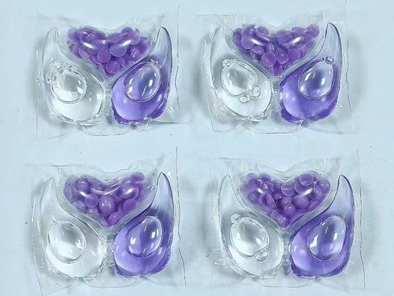 Water-soluble detergent pods